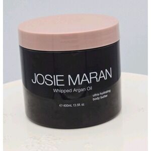 Josie Maran Whipped Argan Oil Unscented Body Butter 13.5 fl New Not Seal